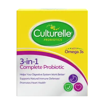Culturelle 3-in-1 Complete Probiotic Capsules