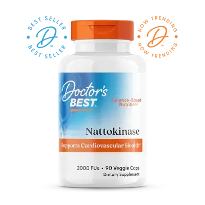 Doctor's Best Nattokinase, 2,000 FUs, 90 Veggie Caps