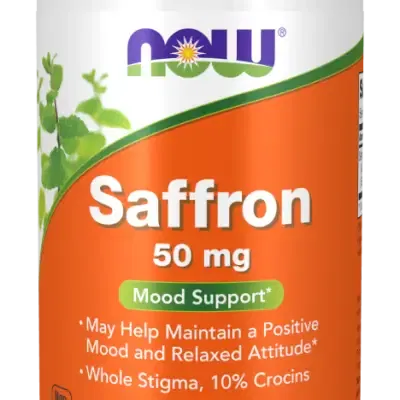 NOW Saffron 50 mg Veg Capsules