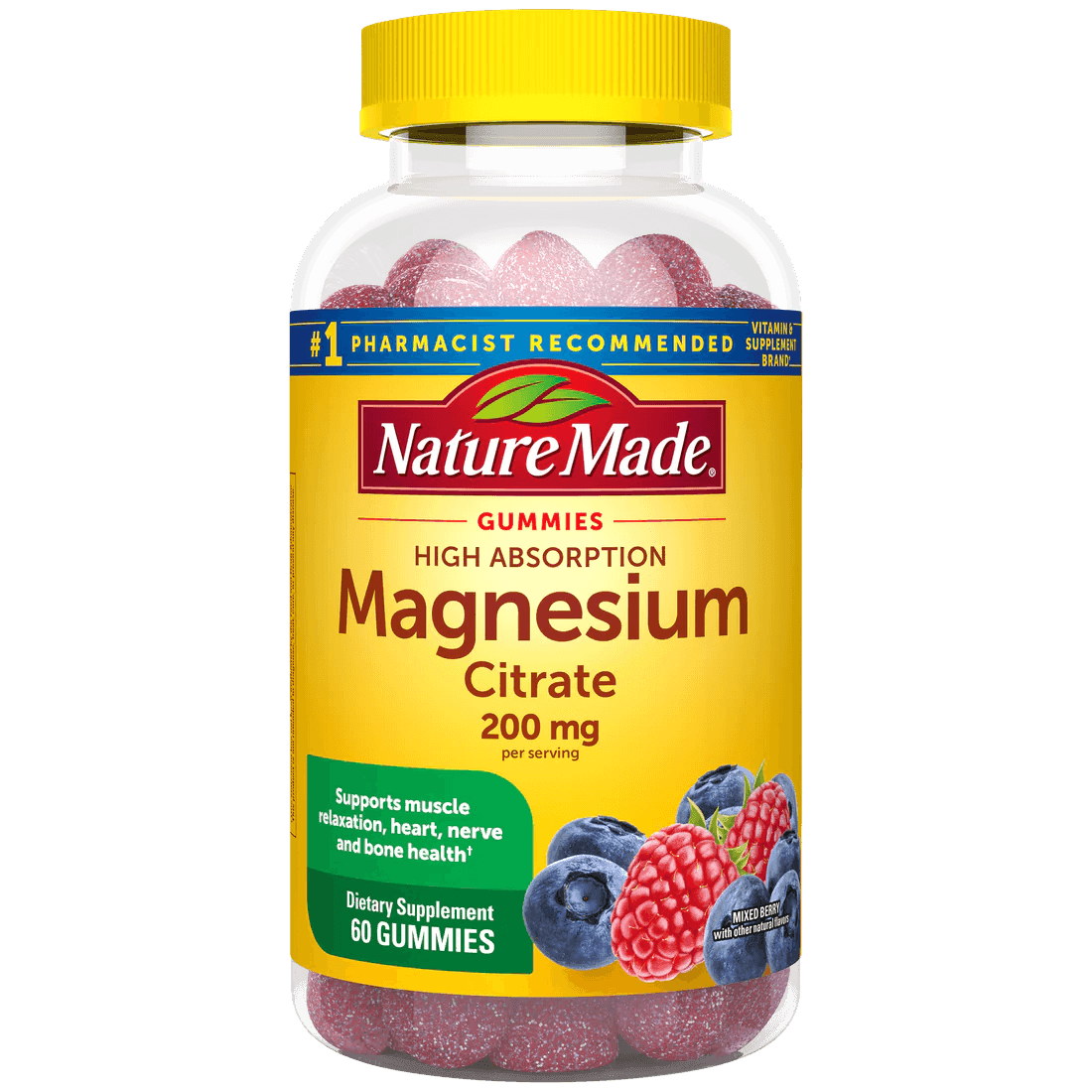 Nature Made High Absorption Magnesium Citrate Gummies