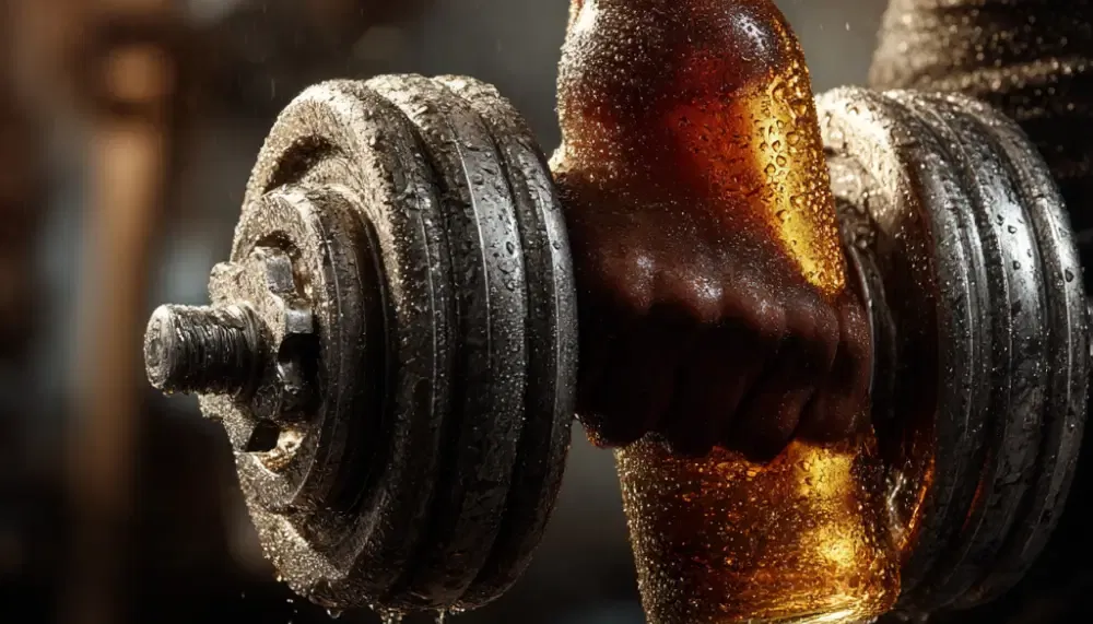 Does beer get in the way of building muscle?