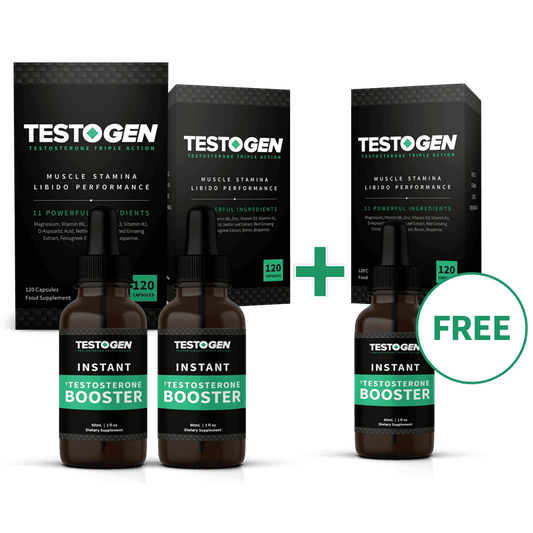 Testogen - 2 Months Supply + 1 Month Free (combo)